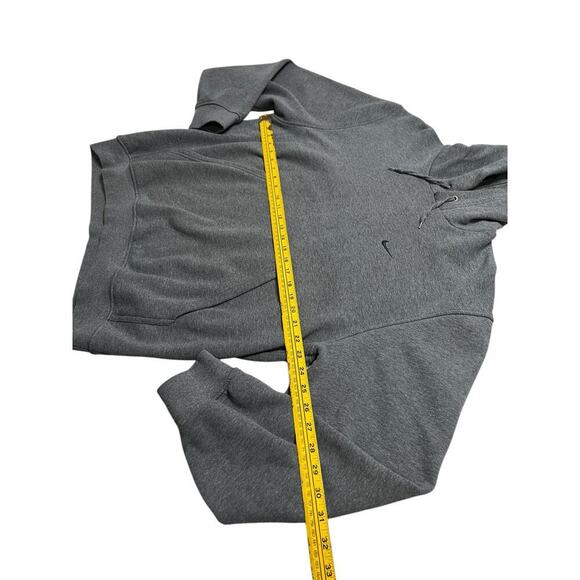 Vintage RARE 2000’s NIKE Gray Small Embroidered Swoosh Logo Pullover Sweater - M - Picture 5 of 5